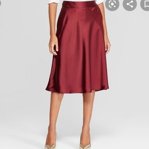 A New Day Burgundy Skirt Size XXL NWT